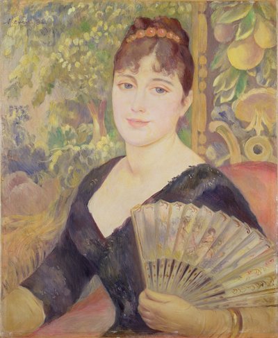 Woman with a Fan, 1886 by Pierre Auguste Renoir